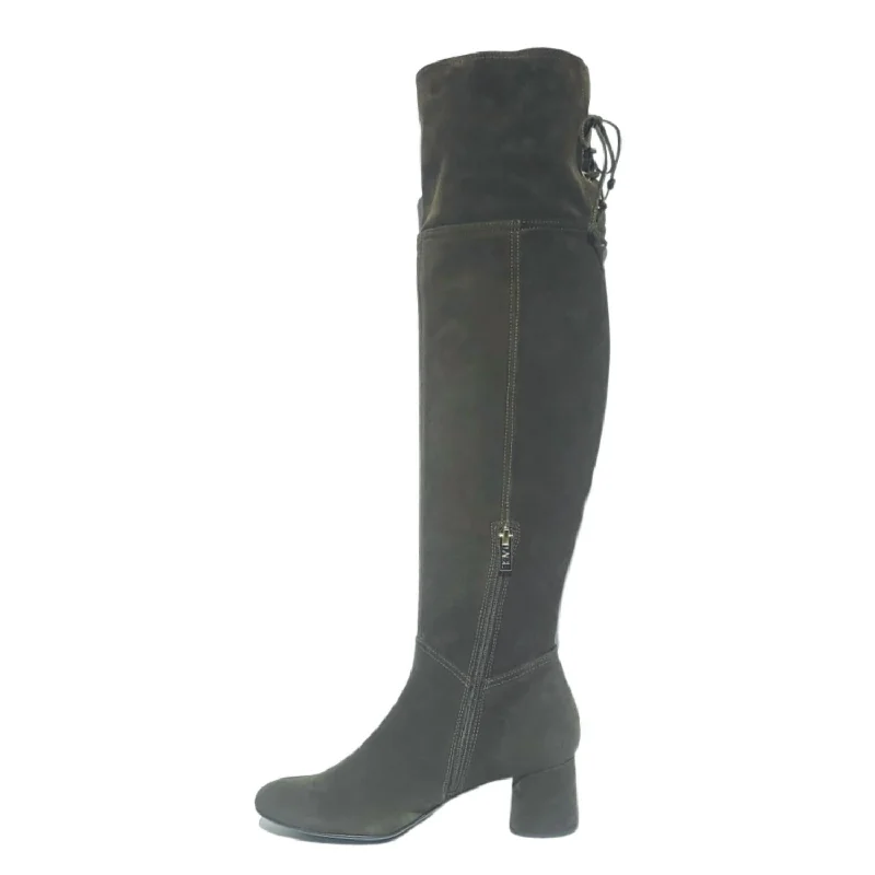 Classic Elegance Sales Scarlet Over-The-Knee Boot In Forest