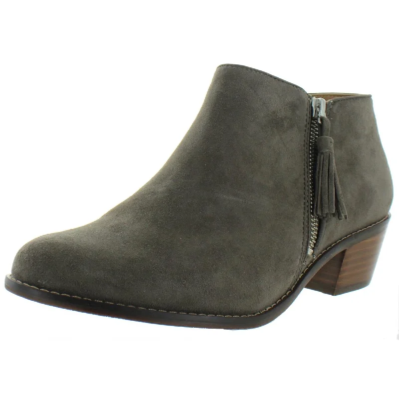 Season Offer Serena Womens Suede Ankle Booties