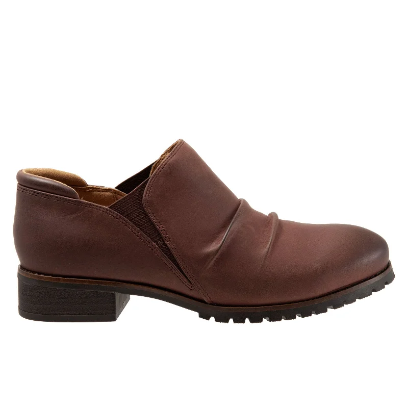Comfortable Shoes Promotion Softwalk Mara S1956-235 Womens Brown Narrow Leather Ankle & Booties Boots