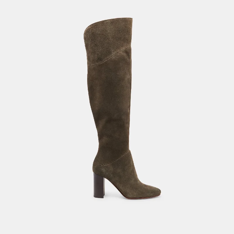 Comfortable Shoes Promotion SURY BOOTS ARMY SUEDE