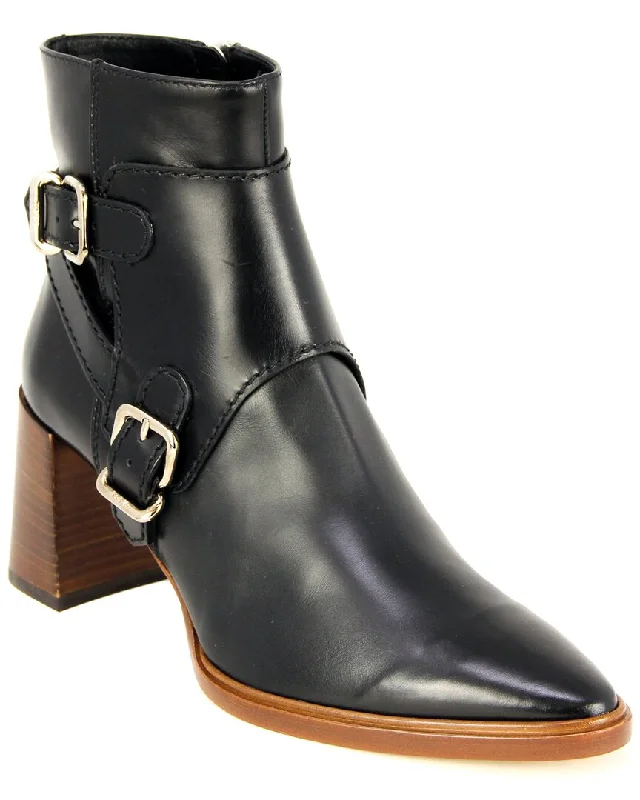 New In This Season TODs Buckle Leather Boot