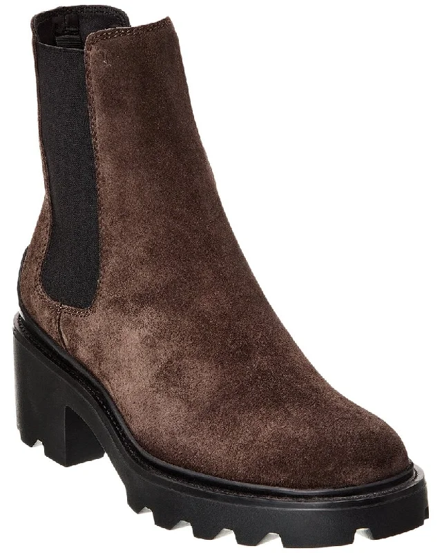 You'Ll Love Us Because TOD's Chelsea Suede Ankle Boot