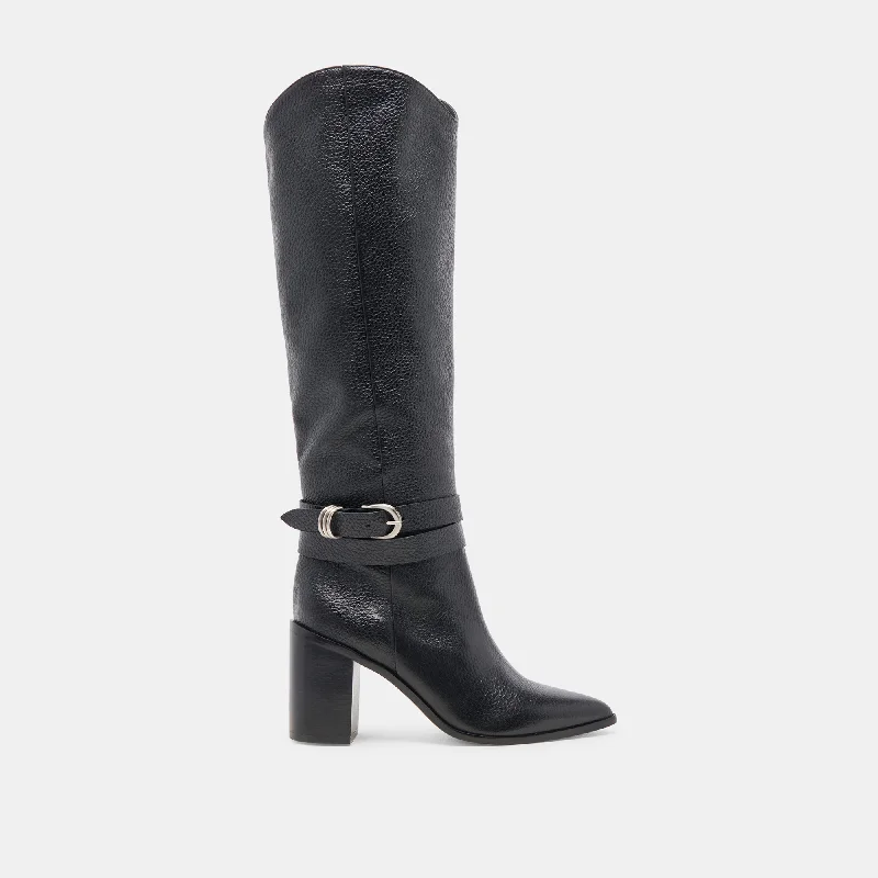 Holiday Discount TYRONE BOOTS BLACK LEATHER