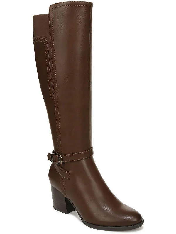 All-Day Comfort Shoes Sale UPTOWN Womens Faux Leather Tall Knee-High Boots