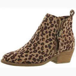 Unleash Your Style Women's Leopard Hide Shortie Boot