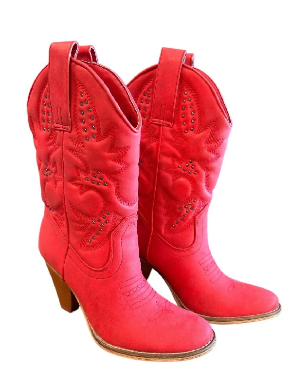Unbeatable Prices Women's Arienette Boots In Red