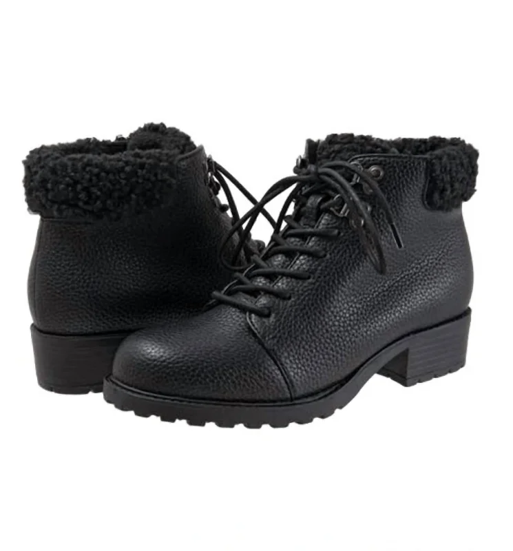 Stylish Walking Shoes Women's Becky 2.0 Boot - Ww Width In Black Tumbled