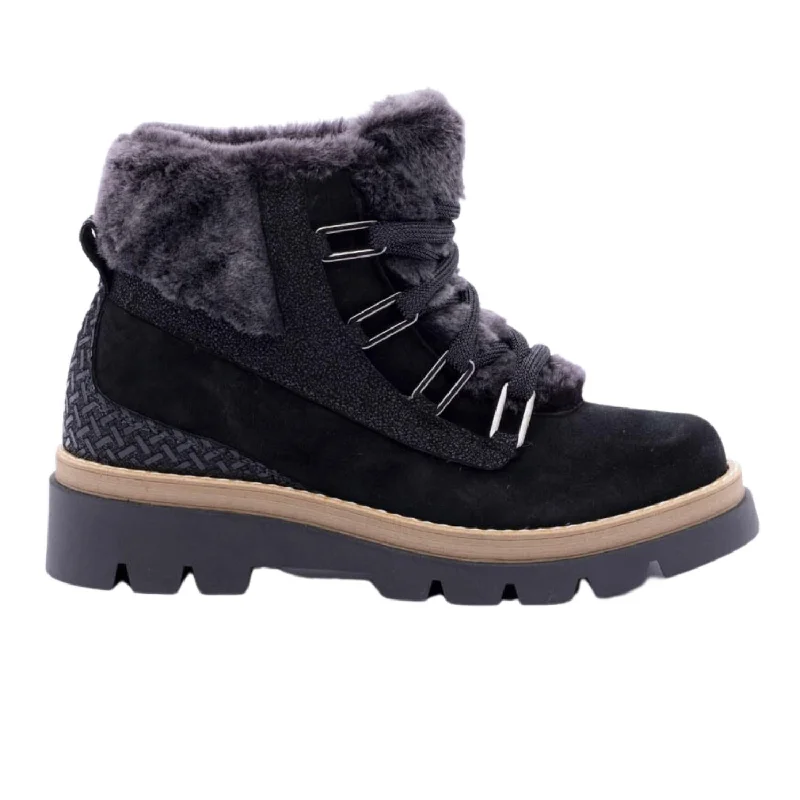 Feminine Luxe Style Sale Women's Clara Shearling Boot In Black