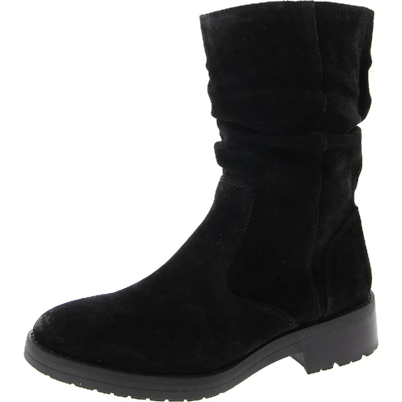Bid Farewell To The Old Season Womens Faux Suede Round toe Ankle Boots