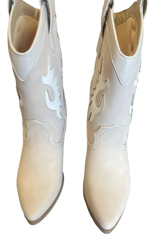 Lightweight Fashion Shoes Women's Giga Boots In Light Taupe/blonde