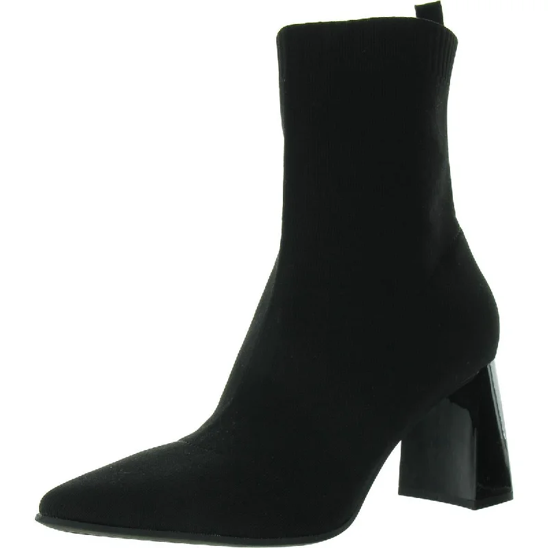 Mega Sale Womens Knit Pointed Toe Ankle Boots