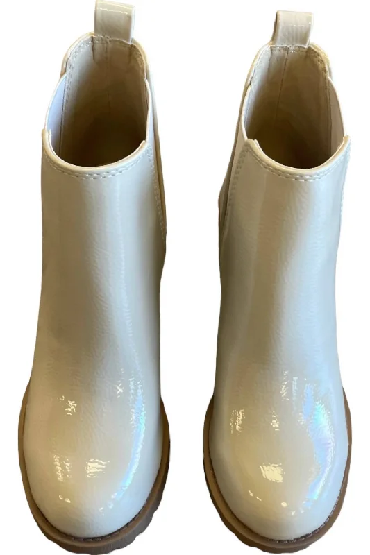 Versatile Fashion Shoes Women's Origami Boots In Bone