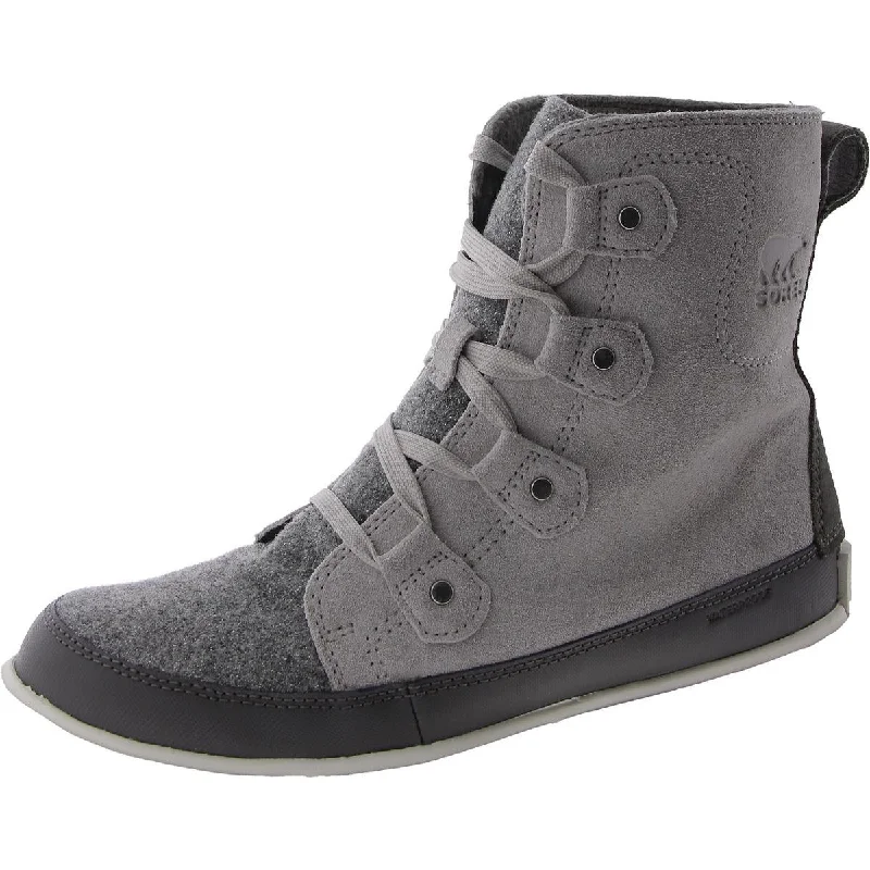 Flexible Sole Shoes Sale Womens Round toe Lace up Winter & Snow Boots
