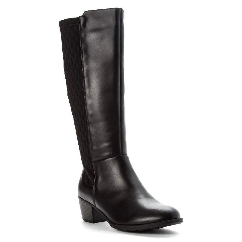Statement Casual Shoes Women's Talise Boot - Extra Wide Width In Black