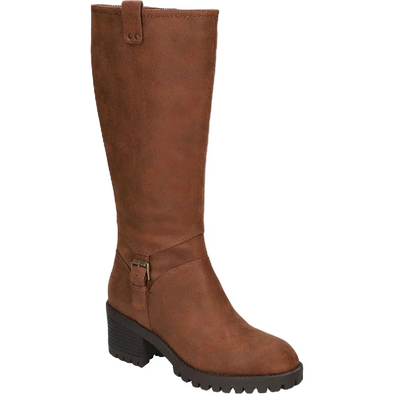 Chic Trends Unveiled Bella Vita Womens Lorielle Leather Block Heel Mid-Calf Boots