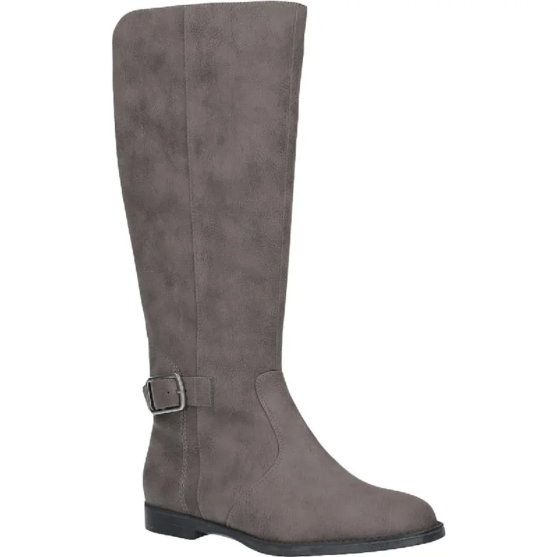 Style Redefined Bella Vita Womens Makayla Faux Suede Tall Riding Boots