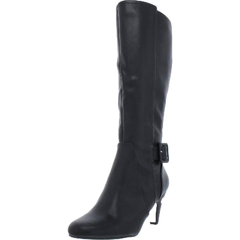 Modern Flat Shoes Offers Bella Vita Womens Troy II Leather Almond Toe Knee-High Boots