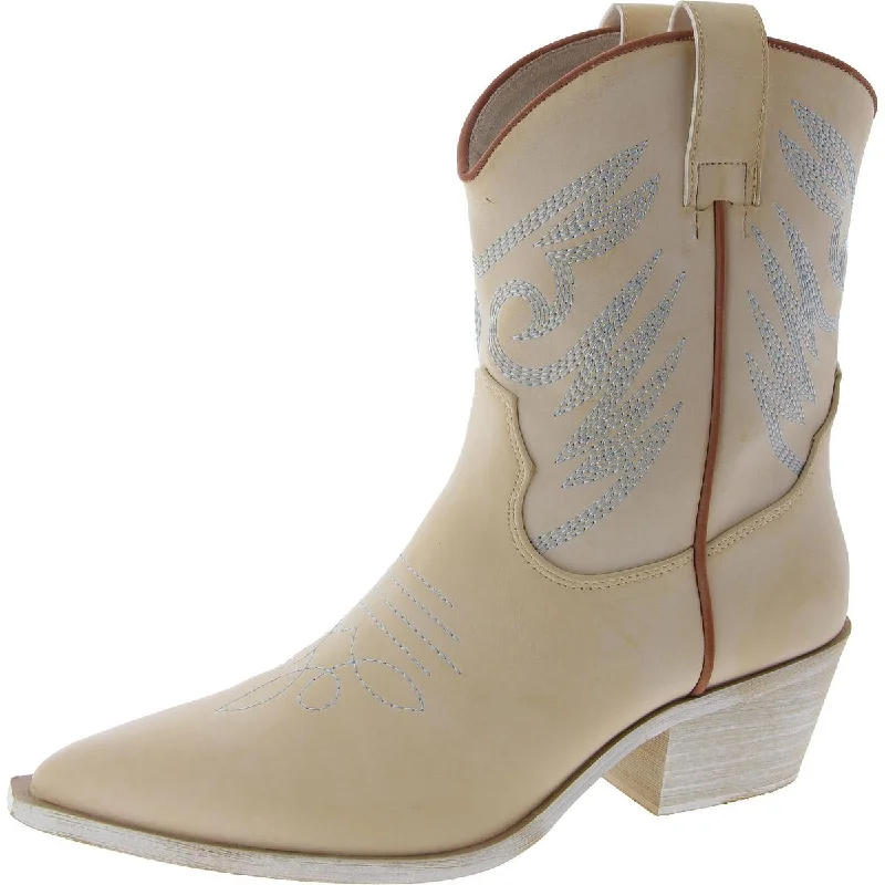 Shop Sales zahara Womens Faux Leather Pointed toe Cowboy, Western Boots