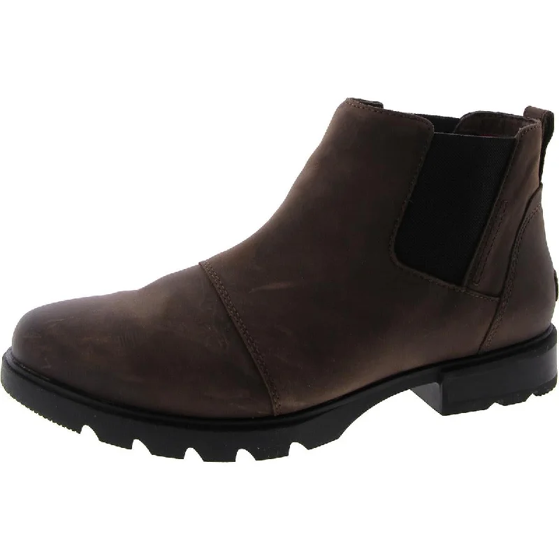 Luxury Fashion Discounts Womens Leather Round toe Ankle Boots