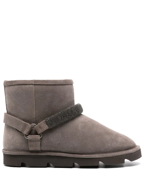 Huge Markdowns Brunello Cucinelli Women's Boots Grey