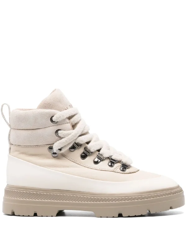 Comfort Meets Fashion Woolrich Women's Boots Beige