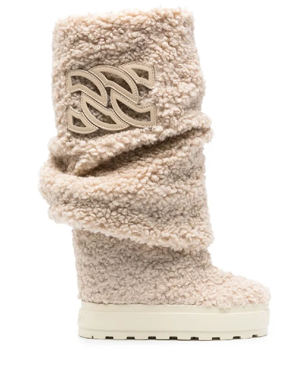 Flirty Fashion Discounts Casadei Women's Boots Beige