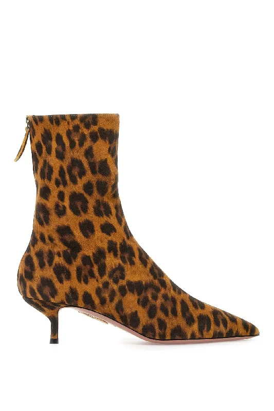 Fashionista Sale Aquazzura Women's Leopard Print Montmartre Boot