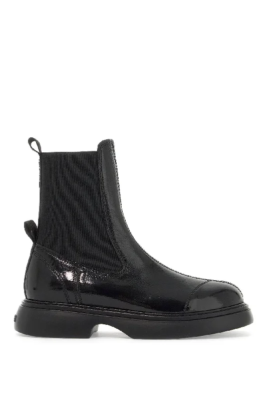 On-Trend Fashion Offers Ganni Women's Chelsea Ankle Boots
