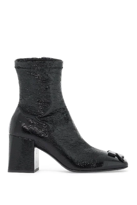 Romantic Fashion Discounts Courreges Women's Stretch Vinyl Ankle Boots