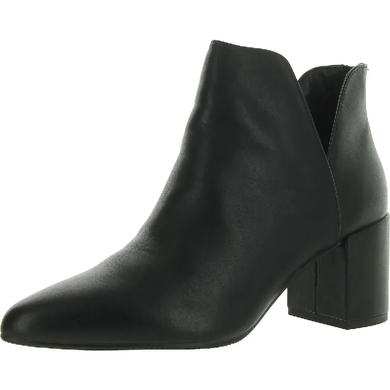 Functional Comfort Shoes Deals Womens Leather Pointed Toe Ankle Boots