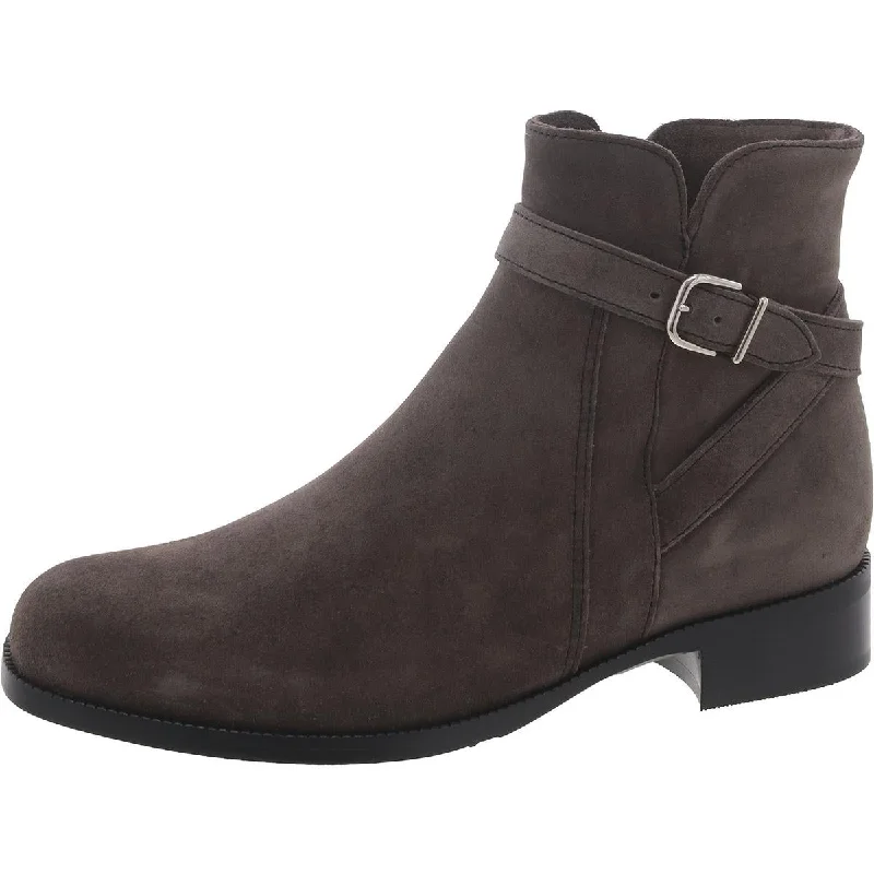 Lightweight Walking Shoes Offers Sarah Womens Belted Square Toe Ankle Boots