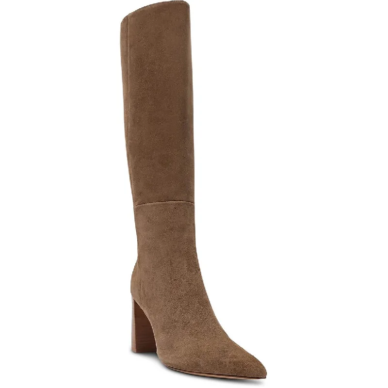 Fashionable Casual Shoes Sale Womens Leather Zipper Knee-High Boots