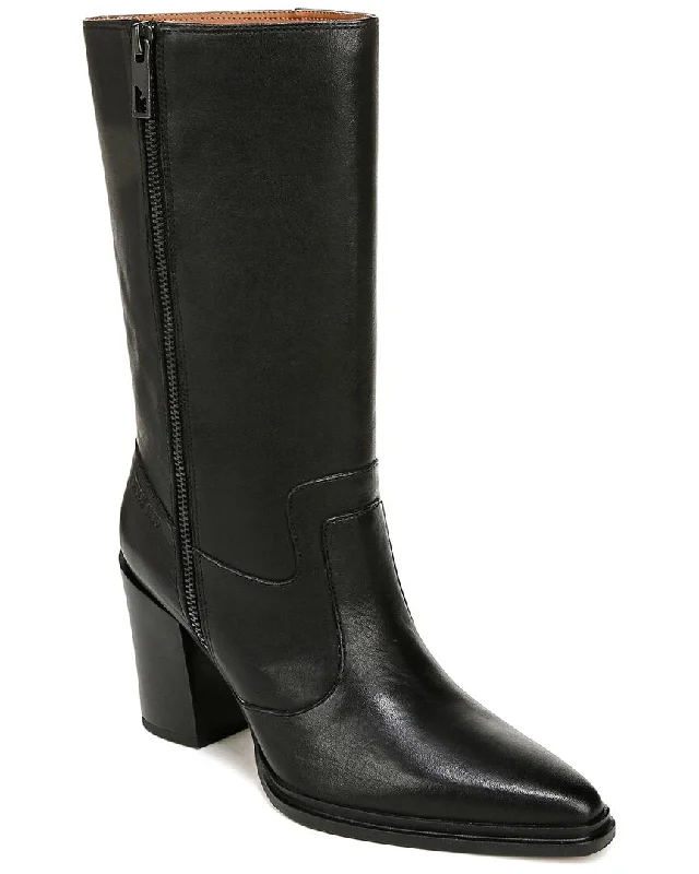 Modern Fashion Loafers Franco Sarto Jaxon Leather Riding Boot