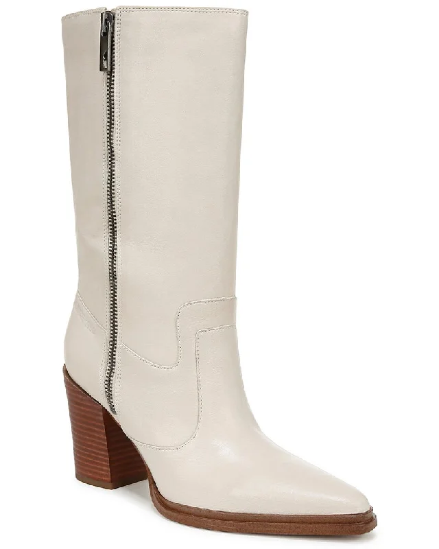Trendy Outdoor Casual Shoes Franco Sarto Jaxon Leather Riding Boot