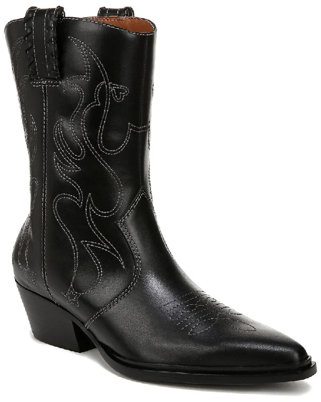 Trendy Fashion Sale Franco Sarto L-Bianca Leather Western Boot
