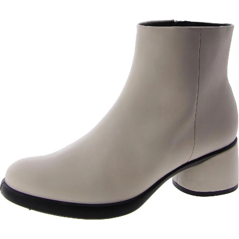 Ultra-Light Footwear Sale CAL CAIRE Womens Leather Zipper Ankle Boots