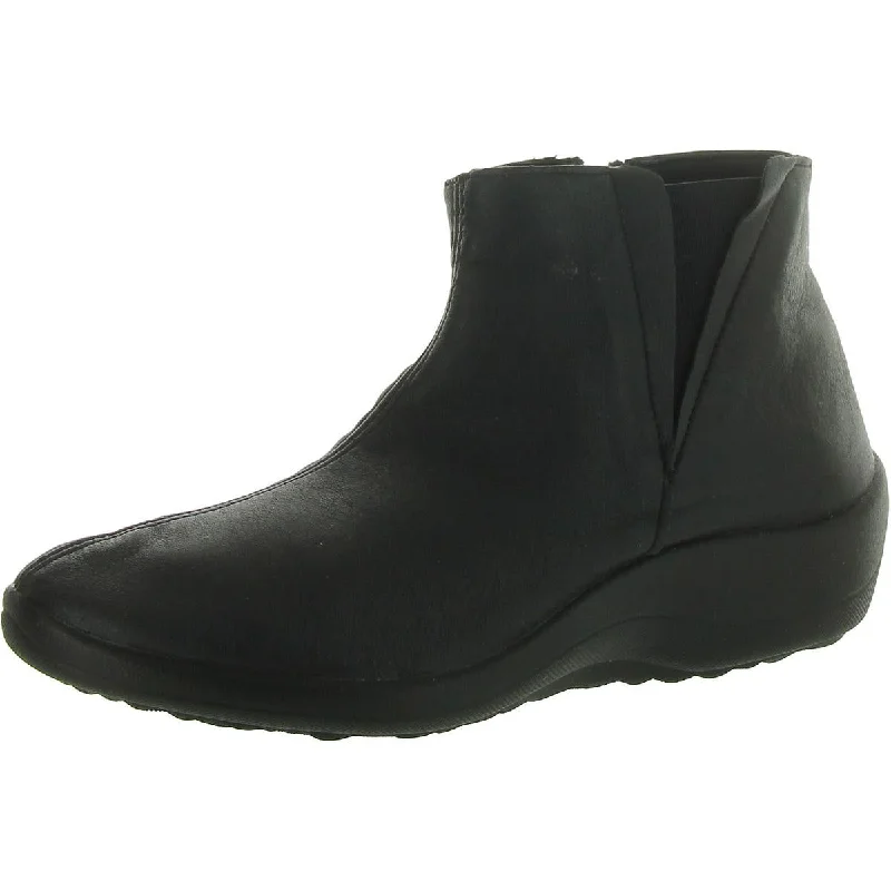 Travel-Friendly Footwear Promotion ARDALES Womens Faux Leather Round toe Booties
