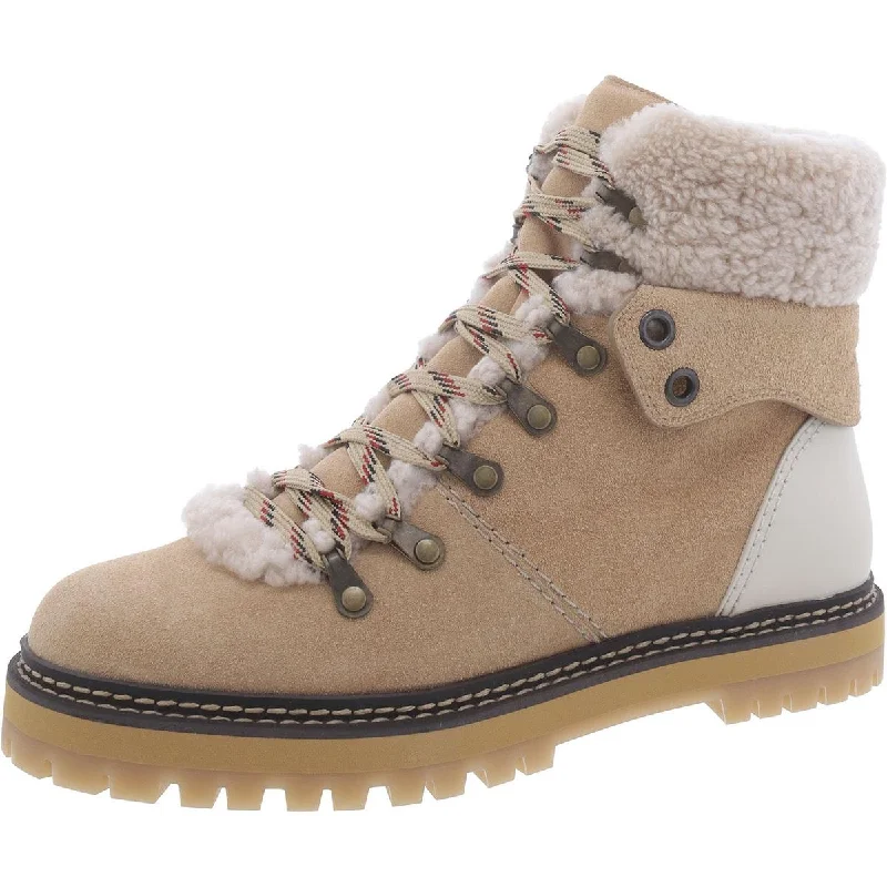 Outdoor Shoes Sale Womens Suede Cold Weather Hiking Boots