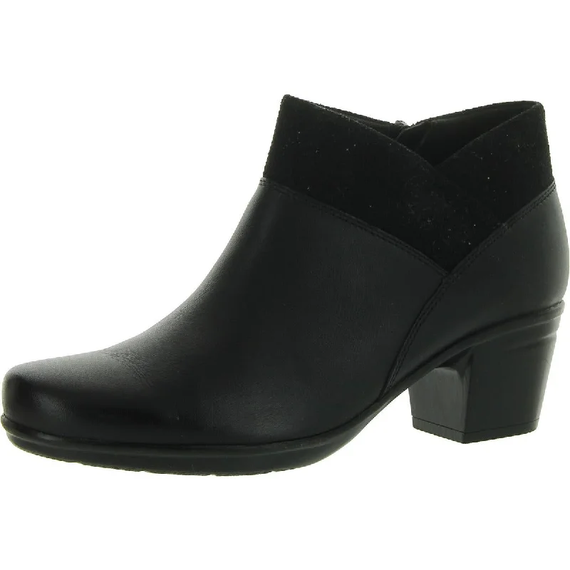 Soft Sole Casual Shoes Womens Leather Zipper Booties