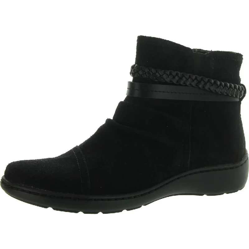 High-Quality Casual Shoes Womens Leather Zipper Ankle Boots