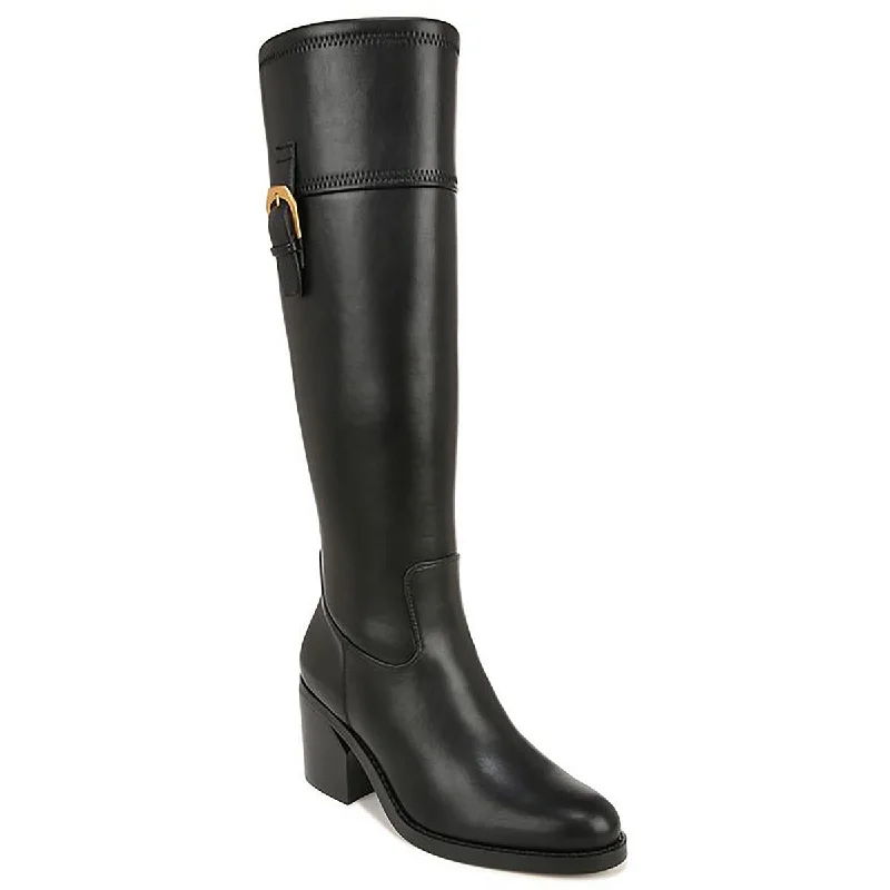 Season Sale Adabella Womens Faux Leather Zipper Knee-High Boots