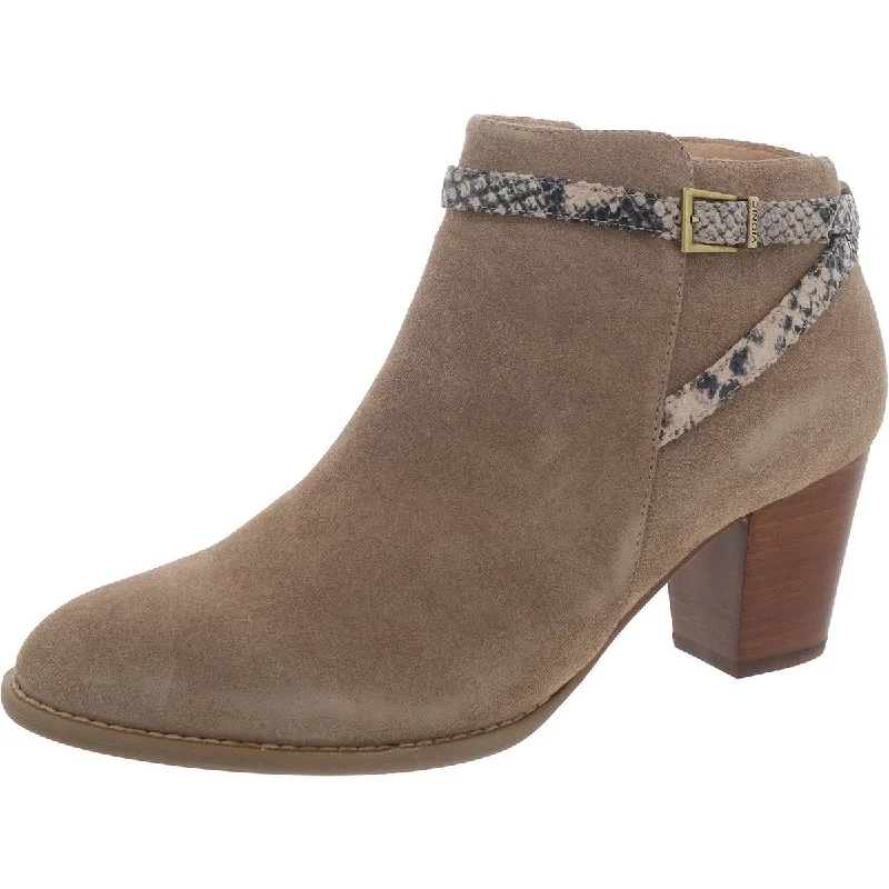 Exclusive Sale 322 Upton Womens Suede Block Heel Ankle Boots