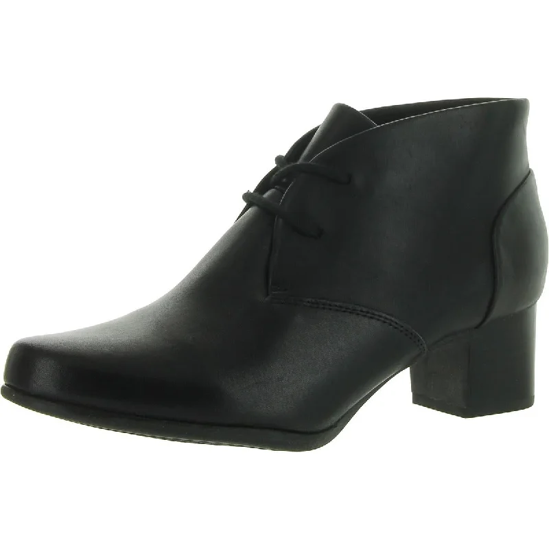 Budget-Friendly Fashion UN DAMSON TIE Womens Leather Lace Up Booties