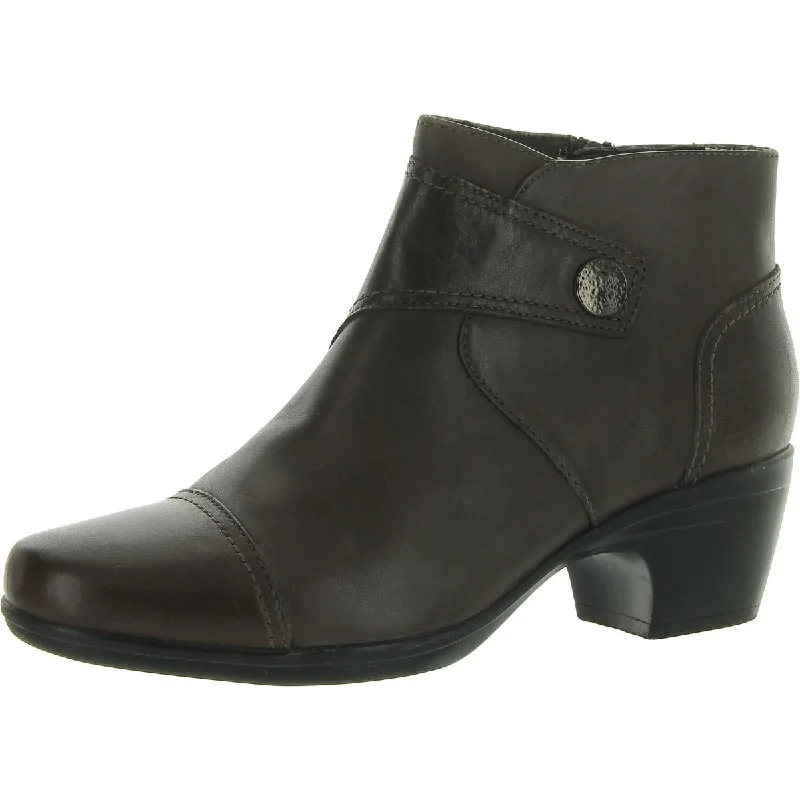 Fashion Deal Womens Zipper Round Toe Ankle Boots