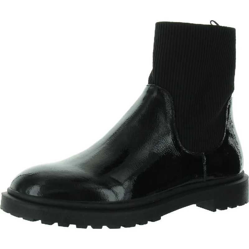 Sophisticated Fashion Womens Patent Comfort Insole Booties