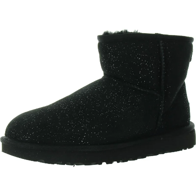 Discount Store Womens Suede Flat Ankle Boots