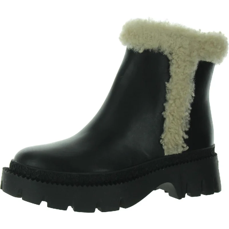 Discount Price JANE Womens Leather Booties Ankle Boots