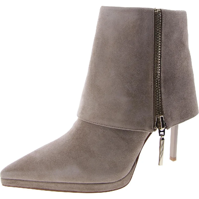 Premium Style Renee Womens Suede Ankle Boots