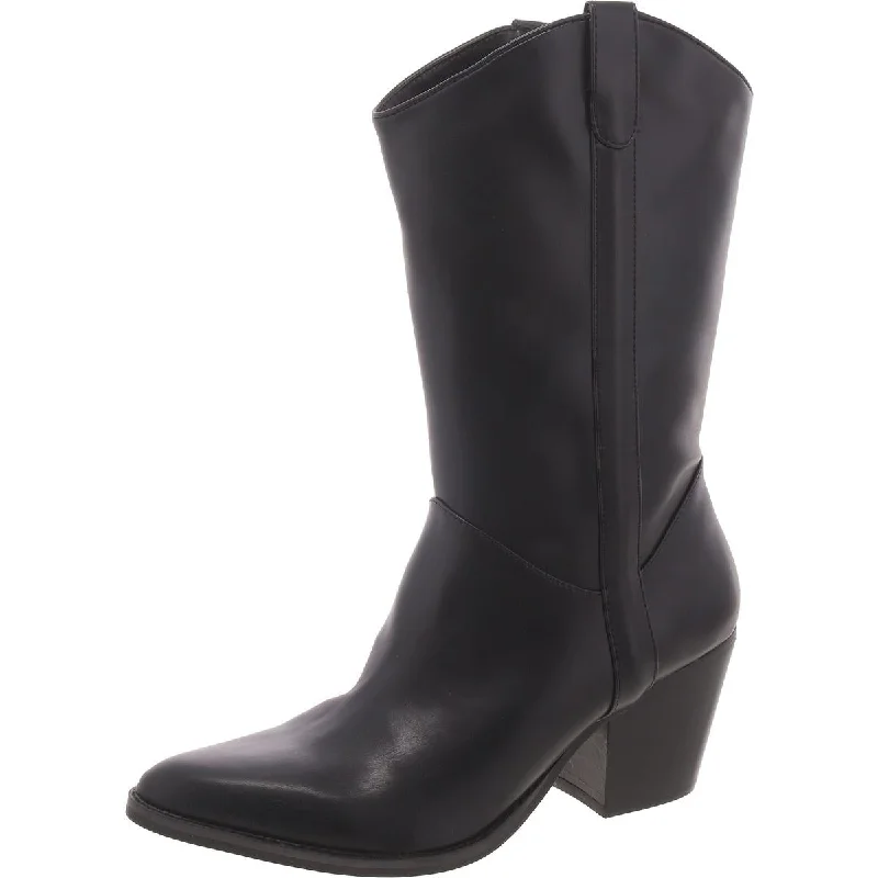 Exclusive Sale More Womens Faux Leather B Mid-Calf Boots