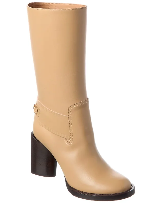 Fashion Deal Ferragamo Alan Leather Boot